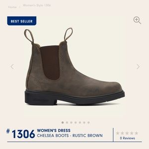 Blundstone Chelsea Dress Boot in Rustic Brown